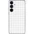 White Grid Galaxy S25 Skin
